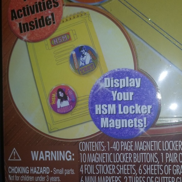 DISNEY HIGH SCHOOL MUSICAL LOCKER ACTIVITY SET NEW - Picture 2 of 8